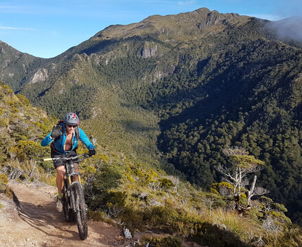Mountain biking the Old Ghost Road
